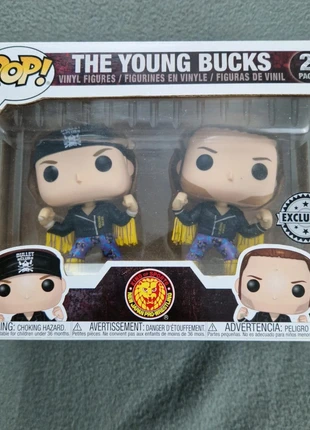 Funko Pop NJPW Pack Nick&Matt Jackson The Young Buck Exclusive, marca: Funko Pop, estado: Muito bom, tamanho: Tamanho único, €70.00, €74.20 inclui Proteção do Comprador