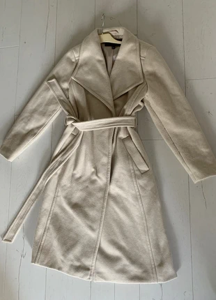 Mooie beige witte mantel - jas - Vero Moda - L, merk: Vero Moda, staat: Goed, maat: L / 40 / 12, € 7,50, € 8,58 inclusief Kopersbescherming