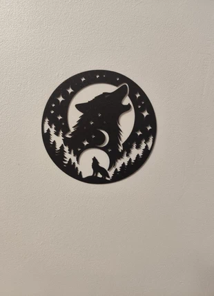 Décoration murale loup hurlant, marque: sansnom., état: Très bon état, 3,50 €, 4,38 € Protection acheteurs (Pro) incluse