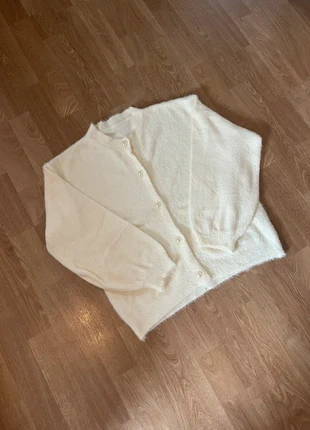 Cardigan - Veste gilet Beige - Col rond / Boutons perles - Taille S, marca: Boutique Parisienne, estado: Novo sem etiquetas, tamanho: S / 36 / 8, €25.00, €26.95 inclui Proteção do Comprador