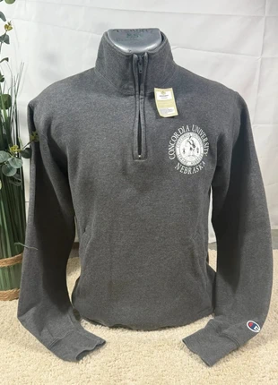 Pull 1/4 zipp Champion Eco Fleece – Homme S – Gris – Authentique – Très bon état, marque: Champion, état: Très bon état, taille: S, 8,00 €, 9,10 € Protection acheteurs (Pro) incluse