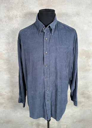 Chemise Vintage En Velours Côtelé / Corduroy Croft & Barrow bleu délavé taille XL, brand: Vintage Dressing, condizioni: Ottime, taglia: XL, €13.00, €14.35 include la Protezione acquisti Pro