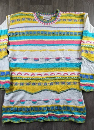 Pull vintage motifs jacquard multicolore | taille M femme, marca: Vintage Dressing, estado: Bom, tamanho: M / 38 / 10, €9.90, €11.10 inclui Proteção do Comprador Pro