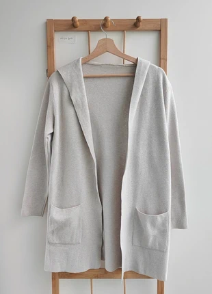 Gilet Ouvert Capuche Beige Chiné 60% Laine 20% Cachemire 34 XS Très bon état, marca: LAINE, estado: Bom, tamanho: XS / 34 / 6, €25.00, €26.95 inclui Proteção do Comprador