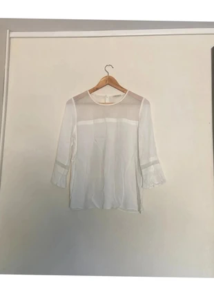 Haut blanc, marque: IKKS, état: Très bon état, taille: S / 36 / 8, 2,50 €, 3,33 € Protection acheteurs incluse