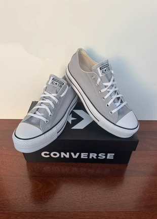 Basket Converse grise basse Plate-forme, brand: Converse, condition: New with tags, size: 41, €40.00, €42.70 includes Buyer Protection Pro