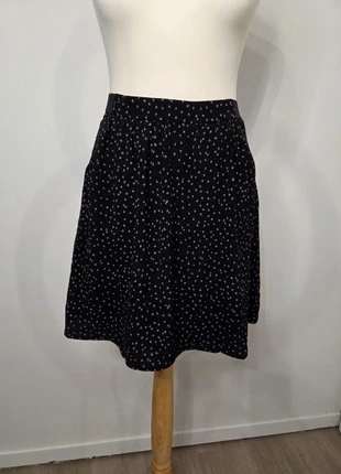 Jupe Camaïeu noire à pois – Taille 38, marca: Camaïeu, estado: Muito bom, tamanho: M / 38 / 10, €3.00, €3.85 inclui Proteção do Comprador