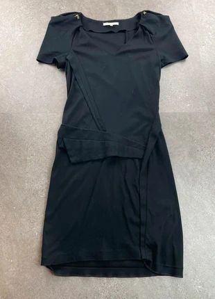 Robe noire manche courte moulante Maje taille M (2) 100% coton, brand: Maje, condition: Very good, size: M / 38 / 10, €23.00, €24.85 includes Buyer Protection