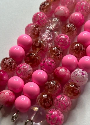 A683, lot spécial rose, 50 perles en verre 8mm, staat: Nieuw zonder prijskaartje, € 4,00, € 4,90 inclusief Kopersbescherming Pro