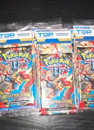 Pacchi Mega Evoluzione Pokémon gedis, marke: Pokémon, zustand: Neu, mit Etikett, 5,00 €, 5,95 € inklusive Vinted-Käuferschutz