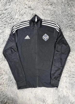 Veste Adidas Climalite noire S Homme track jacket 3 bandes Thunder Soccer 2010s, brand: adidas, condition: Very good, size: S, €14.00, €15.40 includes Buyer Protection Pro