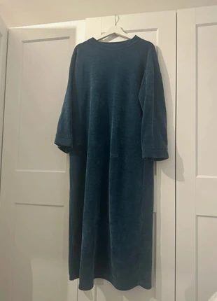 Blauw modest winter jurk, merk: merkloos, staat: Nieuw zonder prijskaartje, maat: Overige, € 10,00, € 11,20 inclusief Kopersbescherming