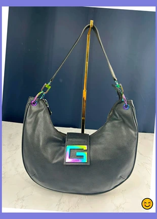 Sac à main Guess Y2K vintage année 2000 chromatic rainbow noir, brand: GUESS, condition: Very good, €74.00, €78.40 includes Buyer Protection Pro