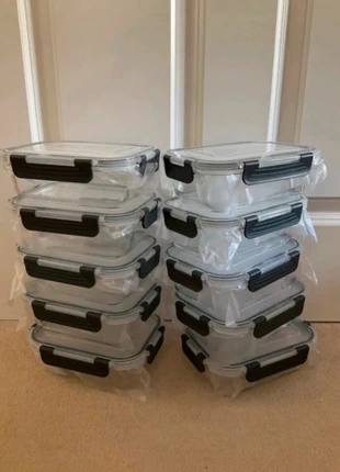 Skroam 10 Pack Glass Meal Prep Containers, brand: skroam, condition: New with tags, £27.00, £29.05 includes Buyer Protection