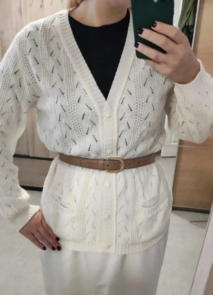 Cardigan long écru Griffon, brand: Griffon, condition: Good, size: L / 40 / 12, €7.00, €8.05 includes Buyer Protection