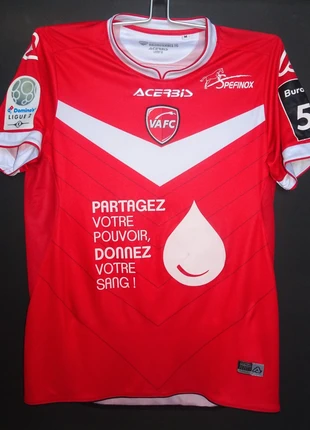 Maillot porté match foot ligue coupe france Valenciennes VAFC Dos Santos Acerbis Don du Sang, merk: Acerbis, staat: Heel goed, maat: M, € 70,00, € 74,20 inclusief Kopersbescherming