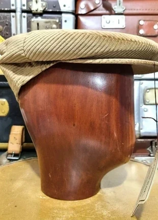 🇫🇷 80s–90s Vintage Brown Corduroy Flat Cap – Cosserat Super-Velours – Size 57 – Measures below, marque: Cosserat Super-Velours, état: Neuf avec étiquette, taille: 57, 16,00 €, 17,50 € Protection acheteurs (Pro) incluse