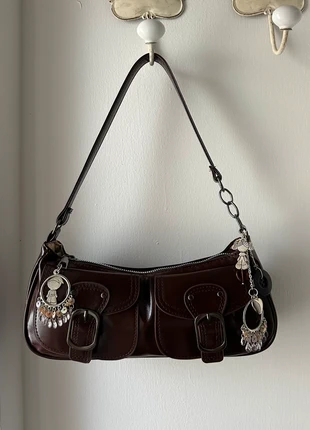New retro vintage y2k biker gothic brown baguette Shoulder bag, marca: Vintage Dressing, estado: Nuevo sin etiquetas, 15,00 €, 16,45 € Protección al comprador incluida