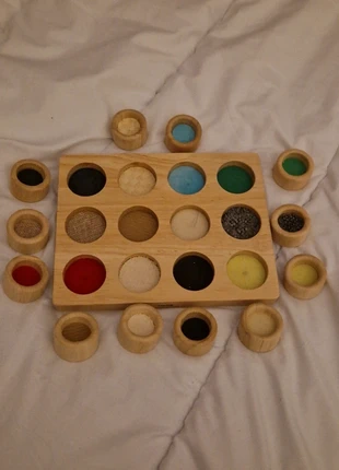 Activité montessori texture, merk: Montessori, staat: Heel goed, maat: 24-36 maanden / 92 cm, € 11,00, € 12,25 inclusief Kopersbescherming