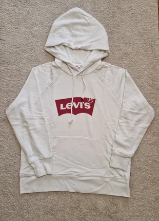 Sweat branca Levi's, marca: Levi's, estado: Novo sem etiquetas, tamanho: S, €17.00, €18.55 inclui Proteção do Comprador