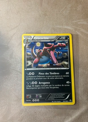 Carte Pokémon Crocorible Holo 66/108 Explorateurs Obscurs FR, marke: Pokémon, zustand: Sehr gut, 4,00 €, 4,90 € inklusive Vinted-Käuferschutz