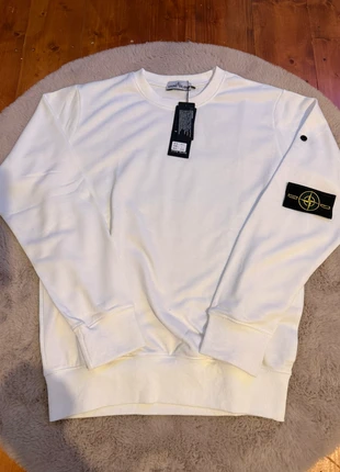 Sweat blanc avec patch sur la manche style streetwear, marque: autre, état: Neuf sans étiquette, taille: L, 40,00 €, 42,70 € Protection acheteurs incluse
