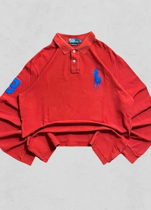 Polo Ralph Lauren rouge Big Pony Vintage Y2K Streetwear USA • (Fit: L), brand: Ralph Lauren, condition: Very good, size: L, €19.99, €21.69 includes Buyer Protection
