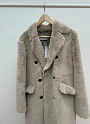 Abrigo Teddy Efecto Borreguito Beige – Talla S (Nuevo), marque: Stradivarius, état: Neuf avec étiquette, taille: S / 36 / 8, 30,00 €, 32,20 € Protection acheteurs incluse