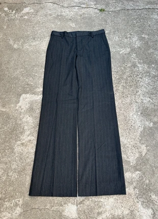 pantalon tailleur gris foncé à rayures, marque: Vintage Dressing, état: Très bon état, taille: M / 38 / 10, 19,00 €, 20,65 € Protection acheteurs incluse