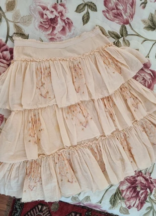 Falda midi estilo boho de volantes de Mango, marque: Mango, état: Très bon état, taille: XS / 34 / 6, 4,95 €, 5,90 € Protection acheteurs incluse