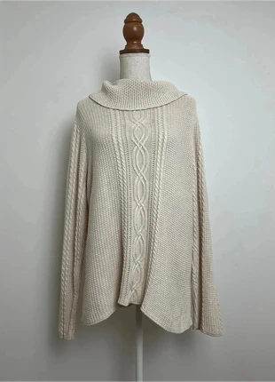 Pull sweat col roulé en maille jeanne pierre blanc crème pour femme taille XL #CS3, brand: Jeanne Pierre, condition: Very good, size: XL / 42 / 14, €16.00, €17.50 includes Buyer Protection