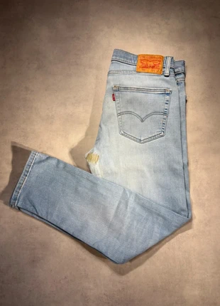 Levis authentique jean 502 bleu délavé Taille 32/30 US Femme, merk: Levi's, staat: Goed, maat: L, € 10,00, € 11,20 inclusief Kopersbescherming
