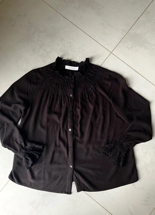 Chemisier noir dentelle broderie anglaise, marque: Promod, état: Très bon état, taille: M / 38 / 10, 4,00 €, 4,90 € Protection acheteurs incluse