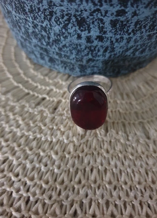 Zilver ring met natuursteen Agaat, marca: Silver, estado: Nuevo sin etiquetas, tamaño: 16,5 mm Ø / 12, 11,99 €, 13,29 € Protección al comprador incluida