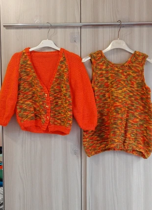 🧶🌟 Set Completo Maglia e Gilet Vintage Fatto a Mano! 12 anni taglia XS/S🔶, marke: Vintage, zustand: Sehr gut, größe: 12 Jahre / 152, 18,00 €, 19,60 € inklusive Vinted-Käuferschutz