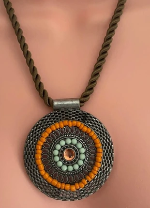 Y2K boho vintage pendant necklace., brand: NO LABEL, condition: Very good, £1.99, £2.79 includes Buyer Protection