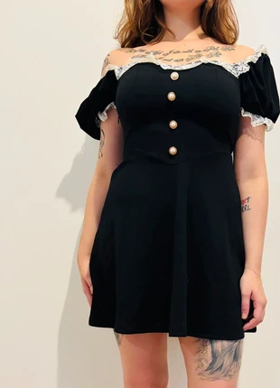 Robe noire mignonne 🖤, marque: Shein, état: Neuf sans étiquette, taille: S / 36 / 8, 5,00 €, 5,95 € Protection acheteurs incluse