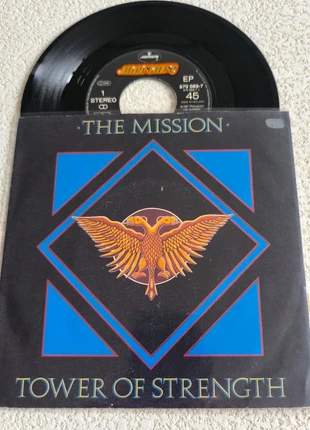 The Mission - Tower Of Strength, 7" single, gothic rock, new wave, état: Très bon état, 4,50 €, 5,43 € Protection acheteurs incluse