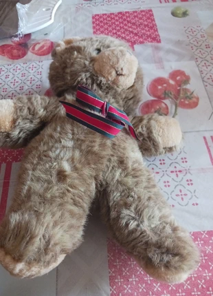 Ourson en peluche avec nœud Doudou tendre Cadeau enfant  Collection vintage  Peluche douce, condizioni: Buone, taglia: Taglia unica, €4.99, €5.94 include la Protezione acquisti