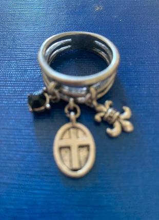 Anello in acciaio religioso  vintage, marca: Collezione, estado: Muito bom, tamanho: 18,1 mm Ø / 18,5, €12.00, €13.30 inclui Proteção do Comprador