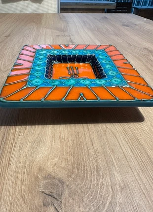 🟨 Carreau en céramique – pièce artisanale, staat: Heel goed, € 15,00, € 16,45 inclusief Kopersbescherming