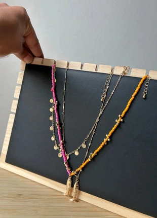 Lot de 3 colliers colorés esprit bohème – Neufs, marque: Inconnu, état: Neuf sans étiquette, 12,00 €, 13,30 € Protection acheteurs incluse