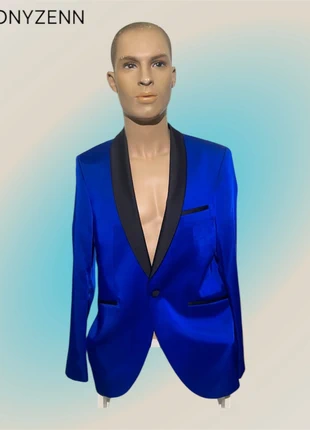 Veste de costume bleu électrique Taille 50 État impeccable - Tonyzenn, marque: tonyzenn, état: Très bon état, taille: 50, 70,00 €, 74,20 € Protection acheteurs incluse