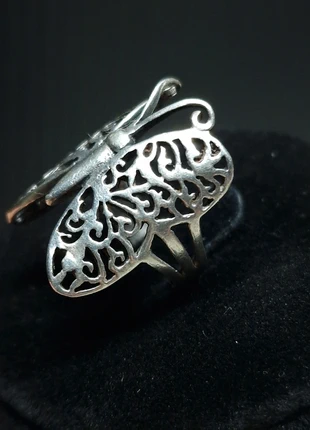 Vintage Silver Tested Filigree Butterfly Ring – Size 53, brand: Silver, condition: Good, size: 16.9 mm Ø, €24.00, €25.90 includes Buyer Protection