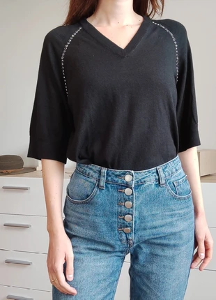 Magnifique pull fin col V Zadig et Voltaire, taille S/36, marque: Zadig & Voltaire, état: Bon état, taille: S / 36 / 8, 57,00 €, 60,55 € Protection acheteurs (Pro) incluse