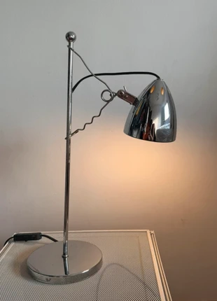 Lampe de table vintage des années 70 en ton argenté, merk: Vintage, staat: Heel goed, € 55,00, € 58,45 inclusief Kopersbescherming