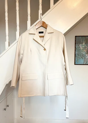 Cream joseph wool coat, brand: Joseph, condition: Good, size: M / UK 12-14, £30.00, £32.20 includes Buyer Protection