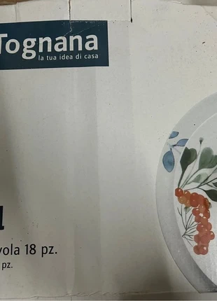 Servizio di piatti, merk: Tognana, staat: Nieuw zonder prijskaartje, € 15,00, € 16,45 inclusief Kopersbescherming