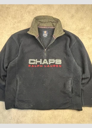Polaire 1/4 zip Ralph Lauren Chaps bleu marine logo brodé - taille L, brand: Chaps Ralph Lauren, condition: Very good, size: L, €24.90, €26.85 includes Buyer Protection Pro