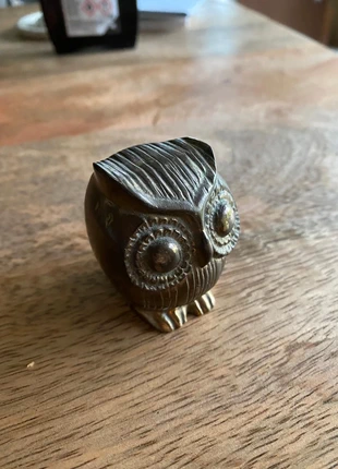 Klein vintage messing uiltje, staat: Goed, € 6,00, € 7,00 inclusief Kopersbescherming